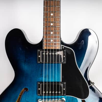 Gibson ES-335 Dot, Blue Burst | DEMO image 7