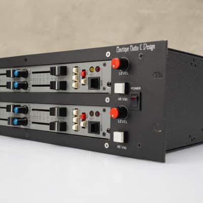 2 Trident A-Range Console Channel Strips In Boutique Audio Powered Rack #55794 image 5