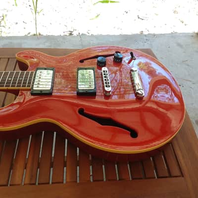 Hamer USA Newport Pro 2000/2001 Orange Sparkle Translucent OSHC SD Seth Lover Pups image 20