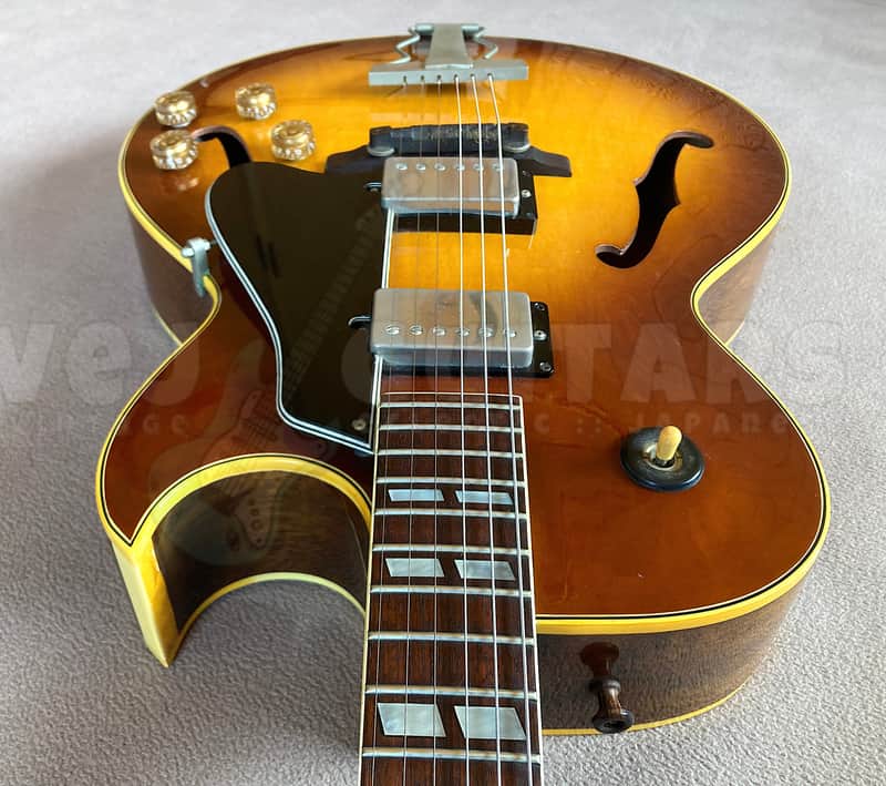 GRECO FA-700 1982 w/HSC ES-175 FULL BODY ARCHTOP VINTAGE JAPAN