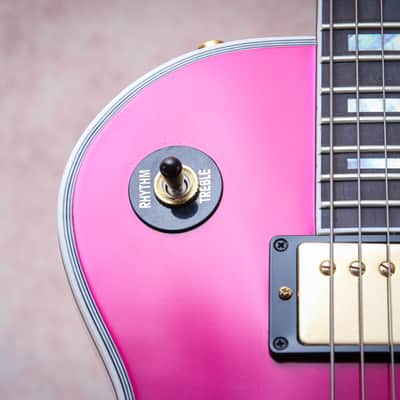 GIBSON USA Custom Shop Special Order Les Paul Axcess Custom "Chrome Pink + Ebony" (2025) image 7