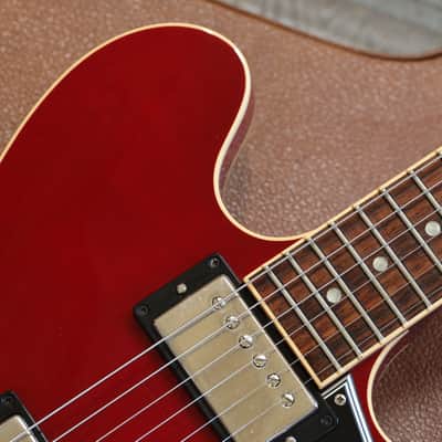 1998 Gibson ES-335 Dot Inlay Semi-Hollow Electric Guitar Figured Cherry Red + OHSC image 4