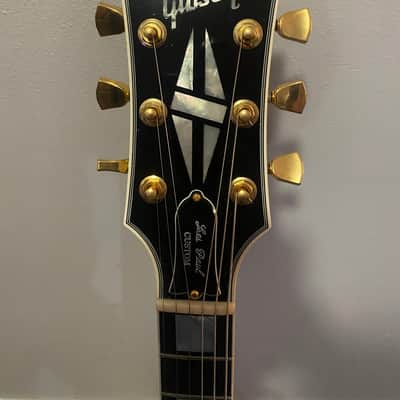 Left Handed Gibson Les Paul Custom 2009 - Alpine White imagen 4