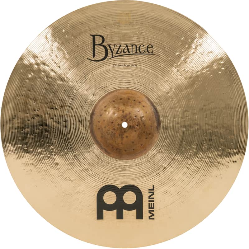 Meinl BYZANCE BRILLIANT 22" POLYPHONIC RIDE - B22POR-B image 1