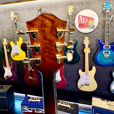 Gretsch G5034TFT Rancher Bigsby B70 G Fileditron Pickup Savannah Sunset image 14
