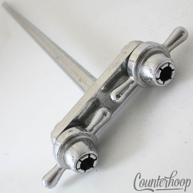*Rogers Swivomatic Double Tom L-Arm Holder Bass Drum Mount Holiday/Powertone USA image 1