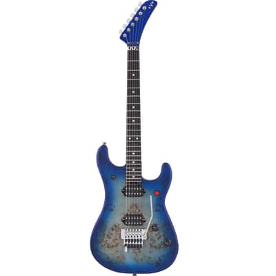 EVH 5150™ Series Deluxe Poplar Burl 2022 - Aqua Burst image 1