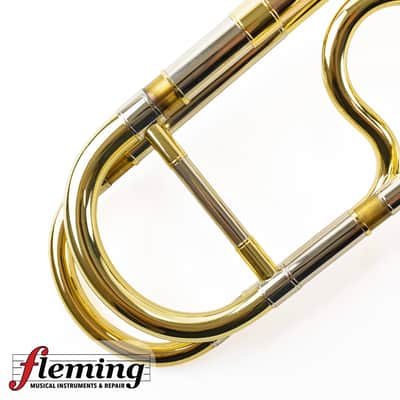 Adams Custom TB1 Professional Tenor Trombone - Two-Tone Rose Brass/Silver (Serial #055) image 6