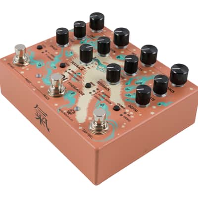 Walrus Audio Qi Etherealizer Stereo Multi-Effects Pedal (Terracotta) [USED] image 3