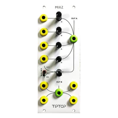 TipTop Audio MixZ Low Noise Dual Mixer Eurorack Module (White) image 2