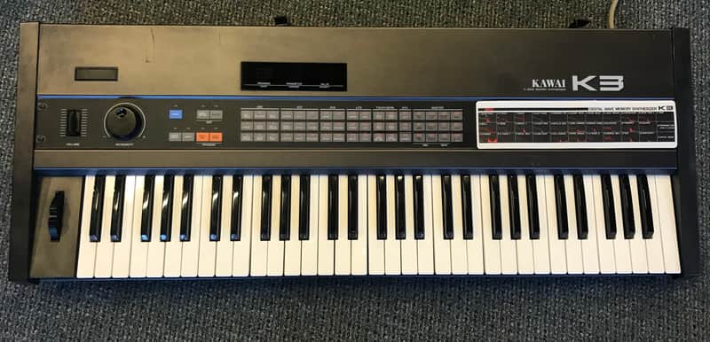 Kawai K3 Vintage Digital Wave Analog Synthesizer w/ RC2 memory card image 1