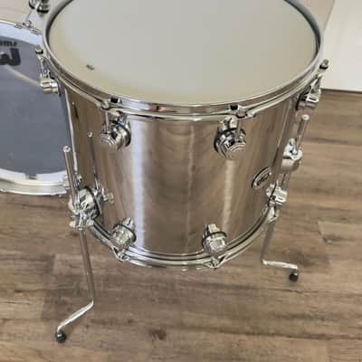 Rare DW Collector’s Series Stainless Steel 3-Piece Drum Set image 7