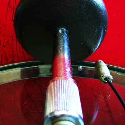Vintage 1950's Shure 510C controlled reluctance microphone High Z w Atlas DS7 stand 410 510 prop display repair image 11