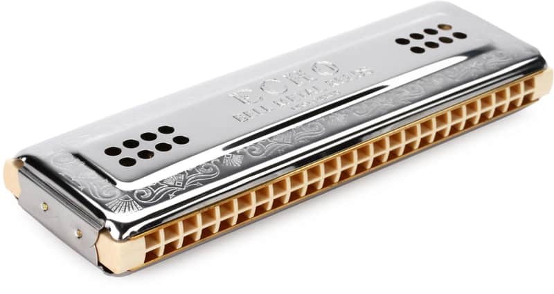 Hohner Echo Harp 2x48 Harmonica - Key of C/G image 1