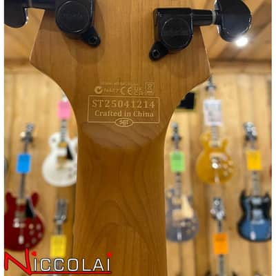 Schecter C-1 STANDARD BLACK FADE BURST BURL image 13
