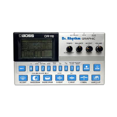 Boss DR-110 Dr. Rhythm 1980s with carry case & sticker Vintage - Worldwide Shipment image 6