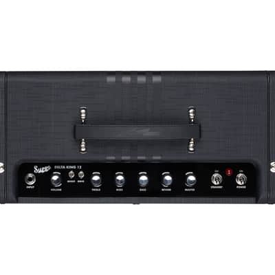 Supro 1822RBB Delta King 12 15-Watt 1x12” Combo w/Reverb Black/Black - Open Box image 5