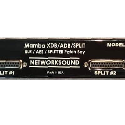 Mamba 16 Ch Analog Mic Splitter [XLR F - Passive] on 4 DB25s Tascam Pinout 1RU image 3