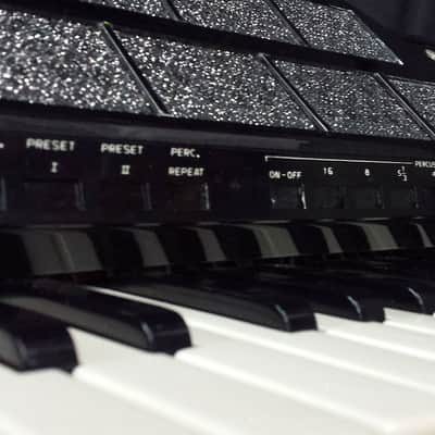 Cordovox Super V 5 Double Tone Chamber Accordian Jet Black w/Electronics image 6