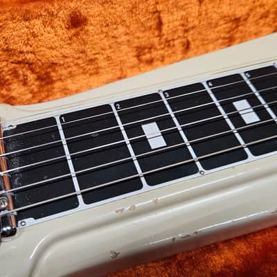 1962 Fender Fender Deluxe Lap Steel w/ OHSC + Legs + Nick Manoloff Slide • Desert Sand• Serial# 8263 image 7