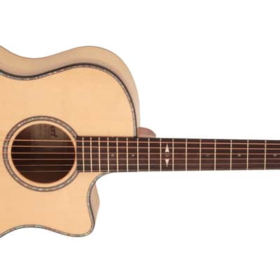 Cort GA-MY Bevel, Grand Auditorium Cutaway w/ Bevel Cut Arm Rest, Solid Sitka Spruce Top image 1