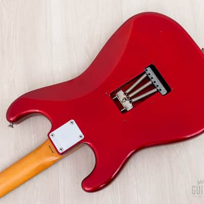 1992 Fender Stratocaster ‘62 Vintage Reissue ST62-53 Candy Apple Red 100% Original, Japan MIJ Fujigen image 15