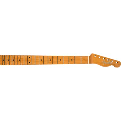 Fender Roasted Maple Telecaster Neck Vintera Mod '60s - 21 Medium Jumbo Frets 9.5" C Shape image 4