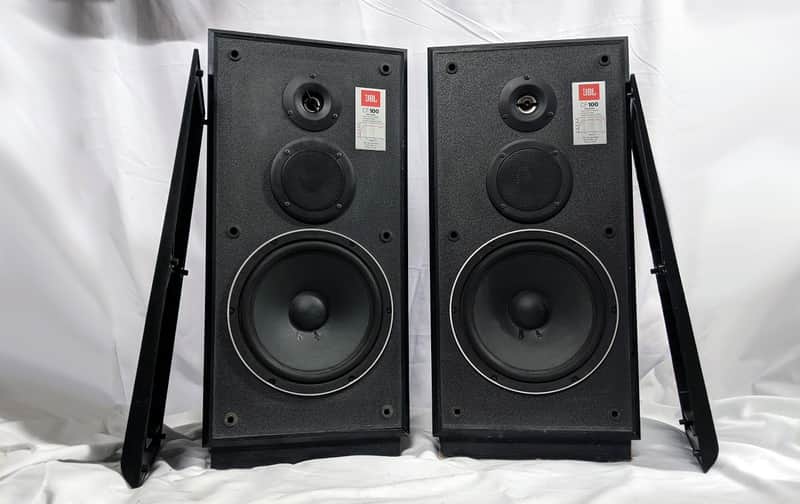 JBL CF100 Floor Stereo Speakers Black 8 Ohms 10