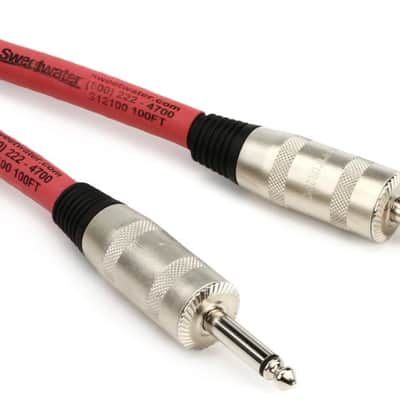 ProCo S12 Speaker Cable - 1/4 inch TS Jumbo to 1/4 inch Jumbo - 100 foot (S12100d1) image 1