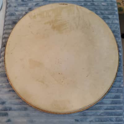 Rogers 1950s - early 1960s 15" inch HEAD 2 PLY DRUMHEAD BREAD & BUTTER B&B Era image 2