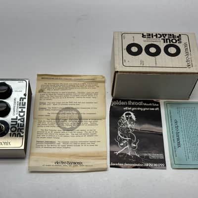 Vintage 1977 Electro-Harmonix Soul Preacher Compressor Metal Complete In Original Box image 1