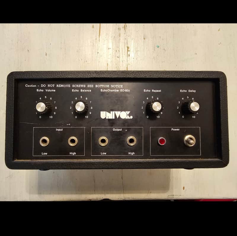 Univox EchoChamber EC-80A Tape Echo | Reverb Canada
