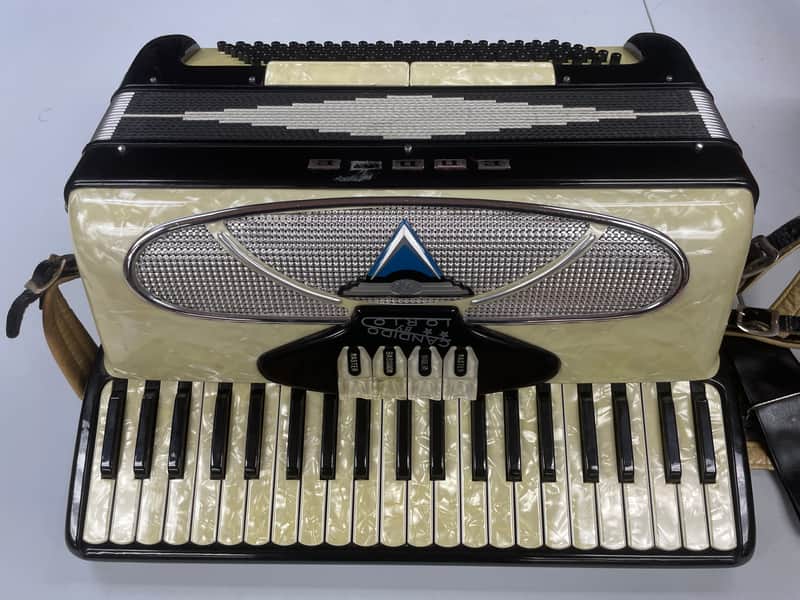 Iorio Candido Accordion - Black and Pearl image 1