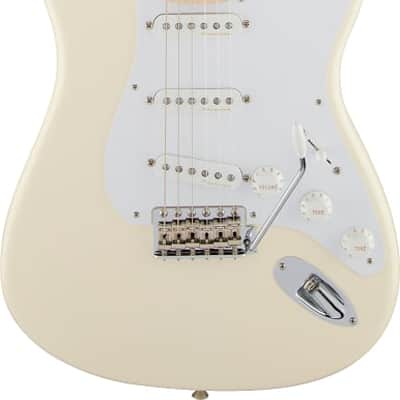 Fender Eric Clapton Stratocaster Electric Guitar. Maple FB, Olympic White image 2