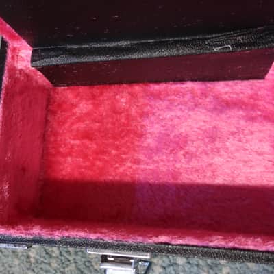 Case Only Vintage 1980s Roland G-77 G-77B Electric Bass Guitar Synthesizer Case Pink Fuzzy Line Rare image 8