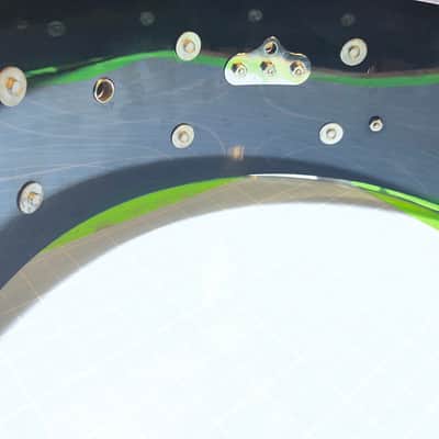 Ludwig 1970s Vistalite Snare 10 Lug CIRCA 1970 - Black Acrylic image 8