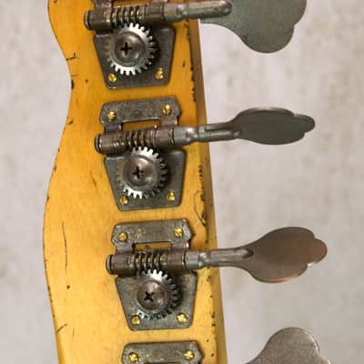 Alnus Bass luthier Made '51 P Bass - Aged Charcoal Frost Metallic image 13