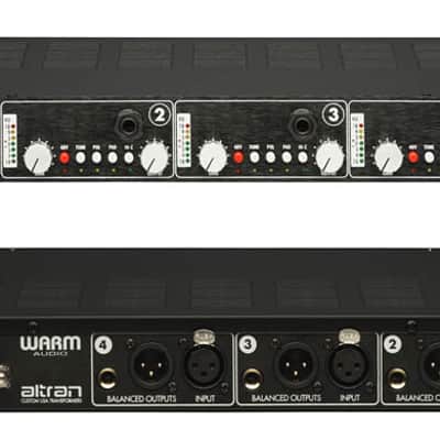 Warm Audio WA-412 4-Channel Mic Preamp with DI image 2