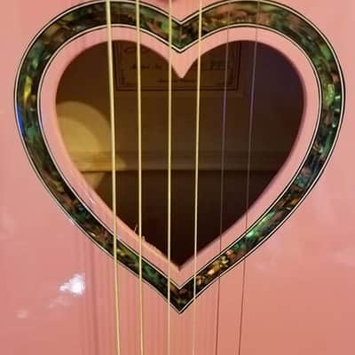 JJ Heart JJC-HRTKIT-PPK Acoustic Guitar With Gig Bag | Reverb