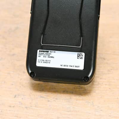 Shure BLX14 Bodypack Wireless System - H9 Band: 512-542 MHz (NO PSU) CG0141S image 10