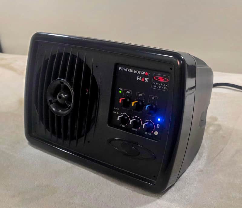 Galaxy Audio PA6BT Powered Hot Spot 170W 6.5 inch Personal Monitor Speaker with Bluetooth image 1