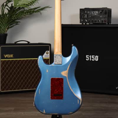 2019 Schecter USA Custom Shop Traditional Wembley-II Lake Placid Blue SSS image 2