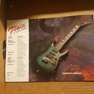90's FENIX GUITAR CATALOGUE image 11