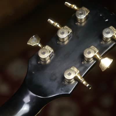 Rare 1970s Aria Pro II Les Paul Custom, Made in Japan - Transparent Black image 15