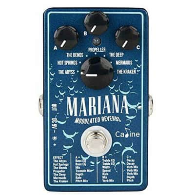 Caline CP-507 "MARIANA" Reverb Modulation Multi Effect Pedal,  FREE PICK + HOLDER+ FREE SHIP USA image 7