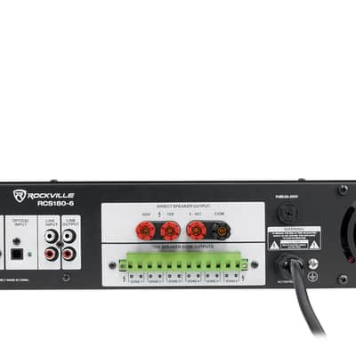 Rockville 70v Commercial/Restaurant Amplifier/Bluetooth Receiver+(4) 4" Speakers image 7