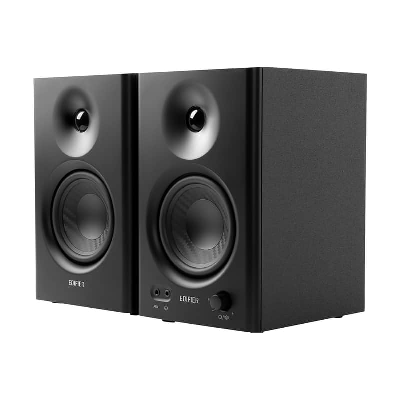 Edifier: MR4 Powered Monitor Speakers Black image 1
