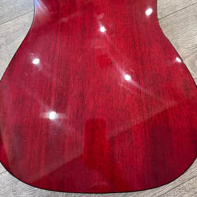 Dillion RH600CET Acoustic-Electric Guitar 2000 - Flamed Red Burst Finish image 15