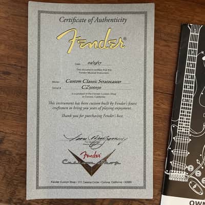 Immagine Fender Custom Shop Stratocaster 2005 - 4