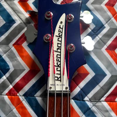 Rickenbacker 4003 1990 - Midnight Blue Bass Guitar w/ HSC - Excellent player. image 12